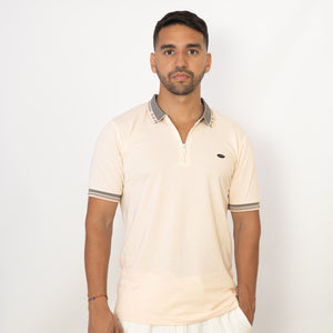 Polo Élégant en Coton Beige